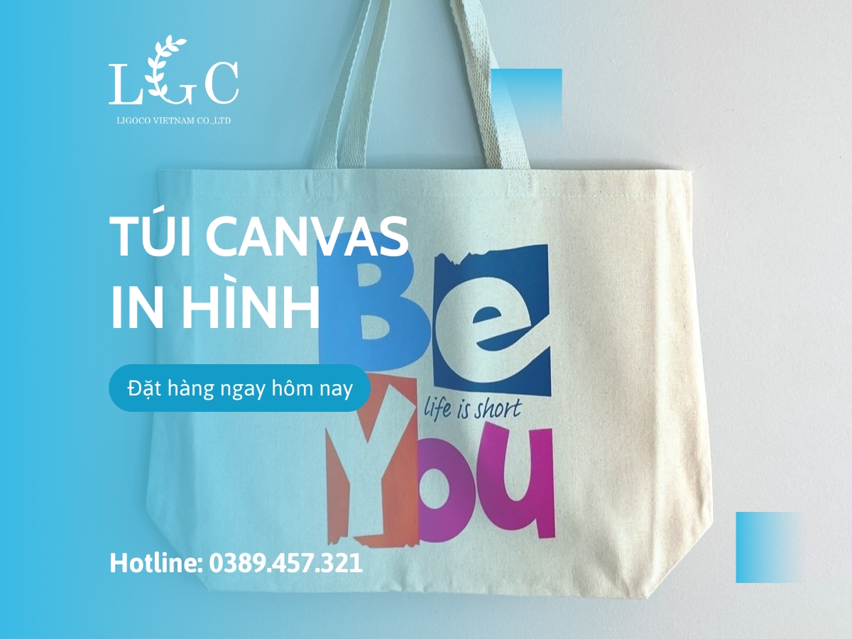 túi vải canvas in hình 