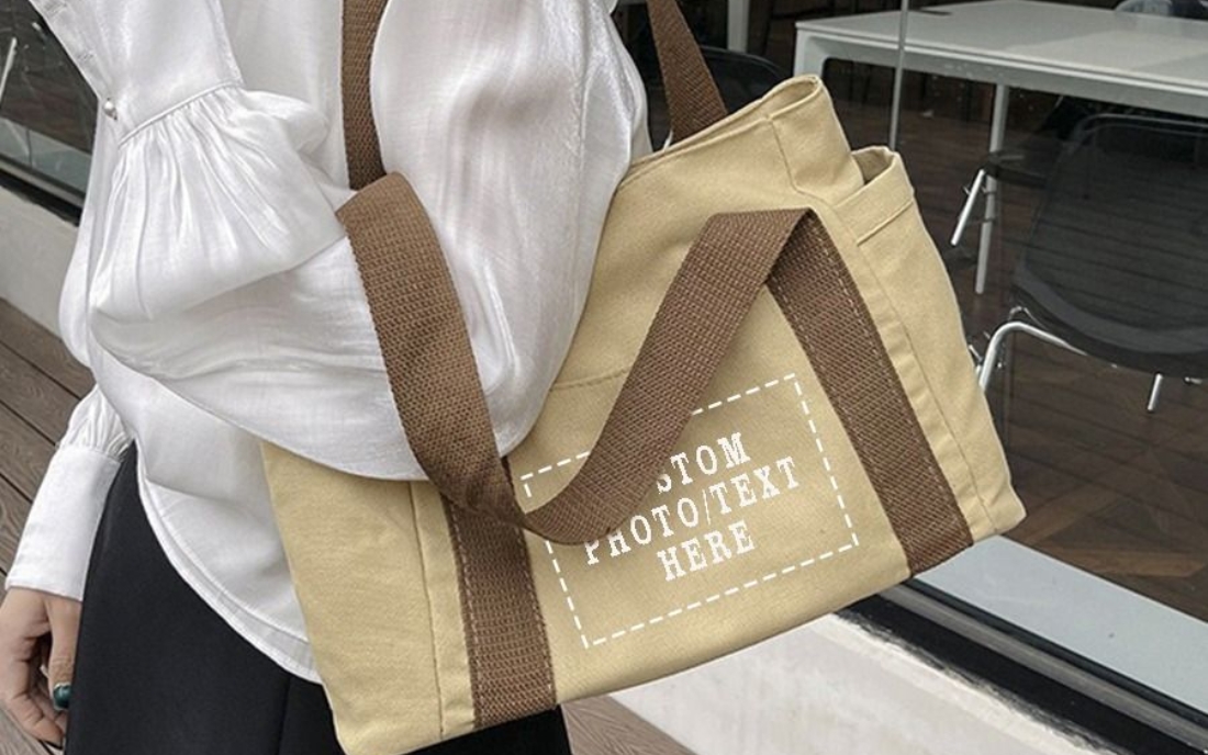 Túi xách canvas vintage kích thước lớn