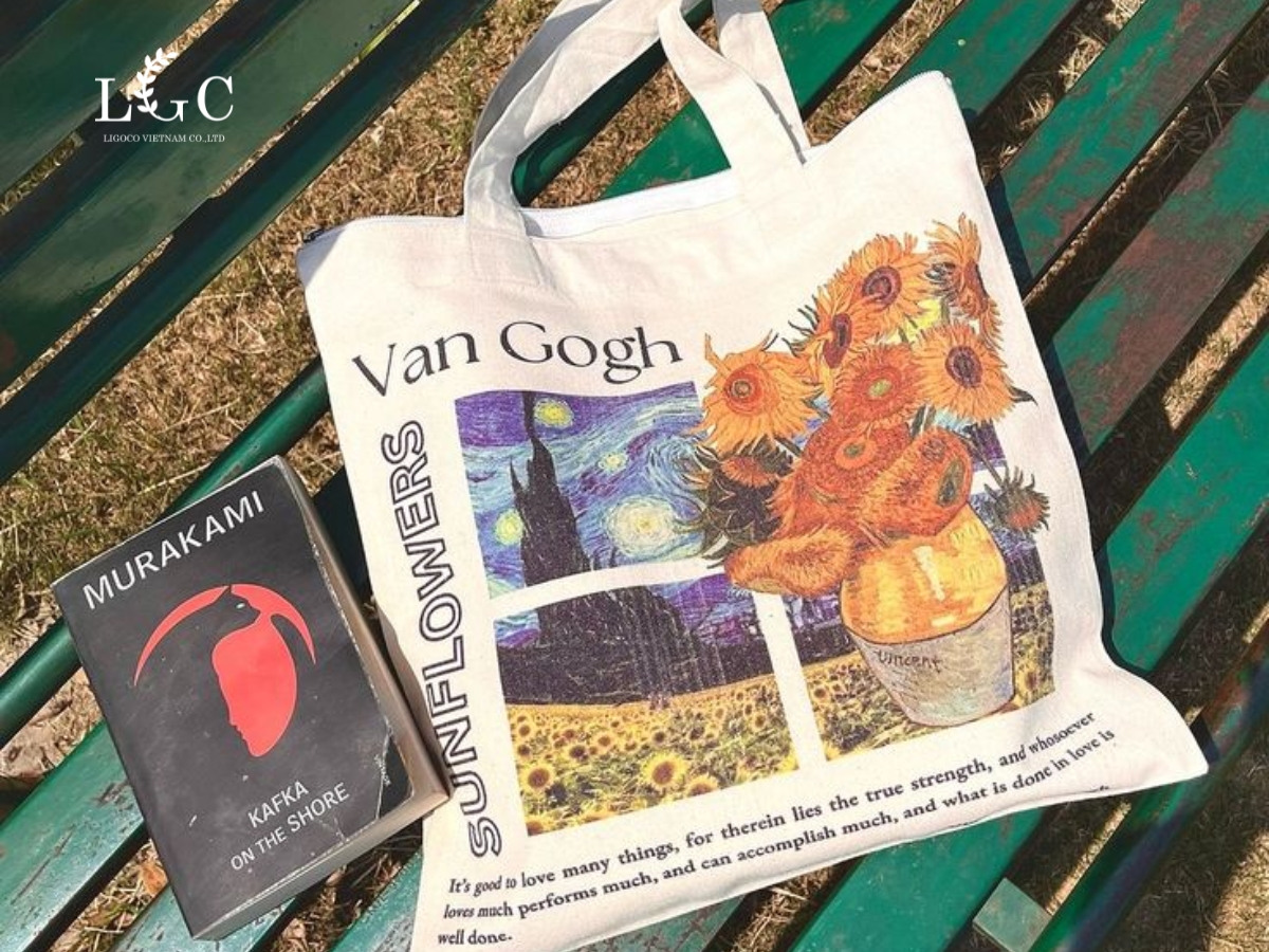 túi vải in hình cỡ lớn