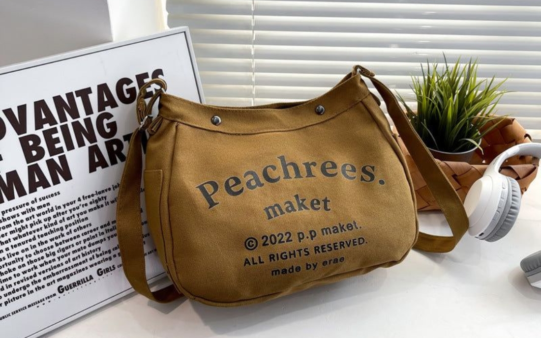 Túi canvas vintage đeo chéo