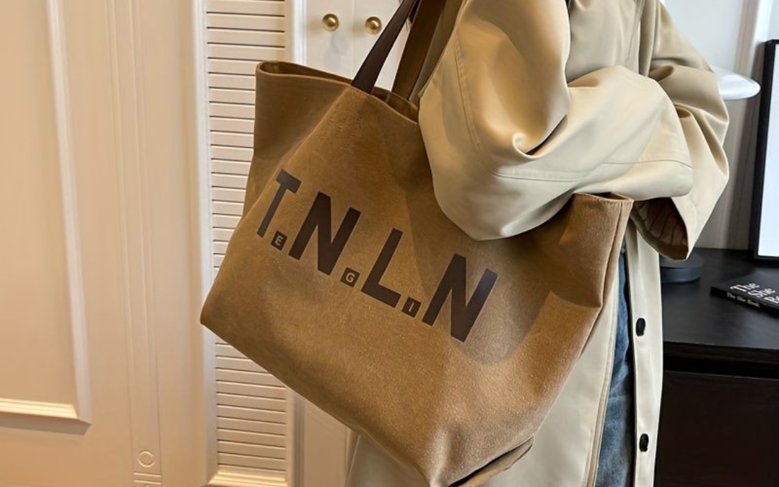 Túi canvas vintage in logo