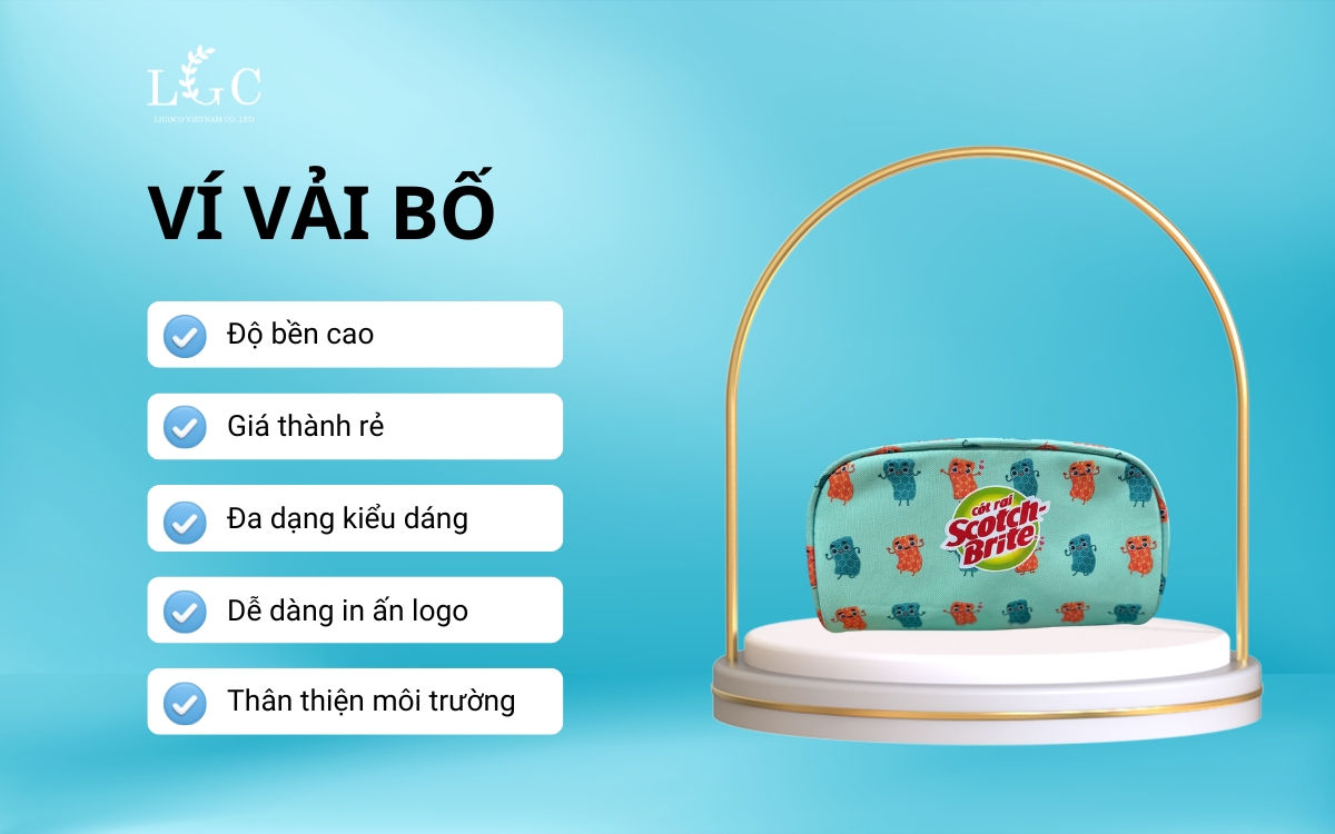 Ưu điểm của ví vải bố