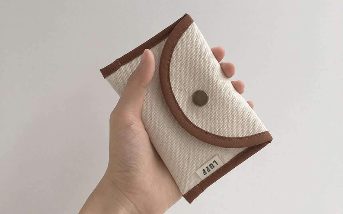 ví vải bố cầm tay