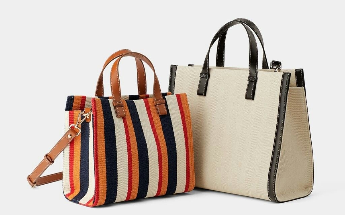 Túi canvas phối da đẹp mắt