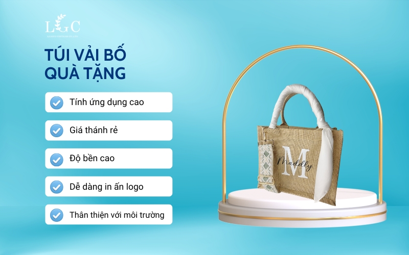 Ưu điểm của túi vải bố quà tặng