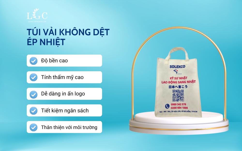 Ưu điểm của túi vải không dệt