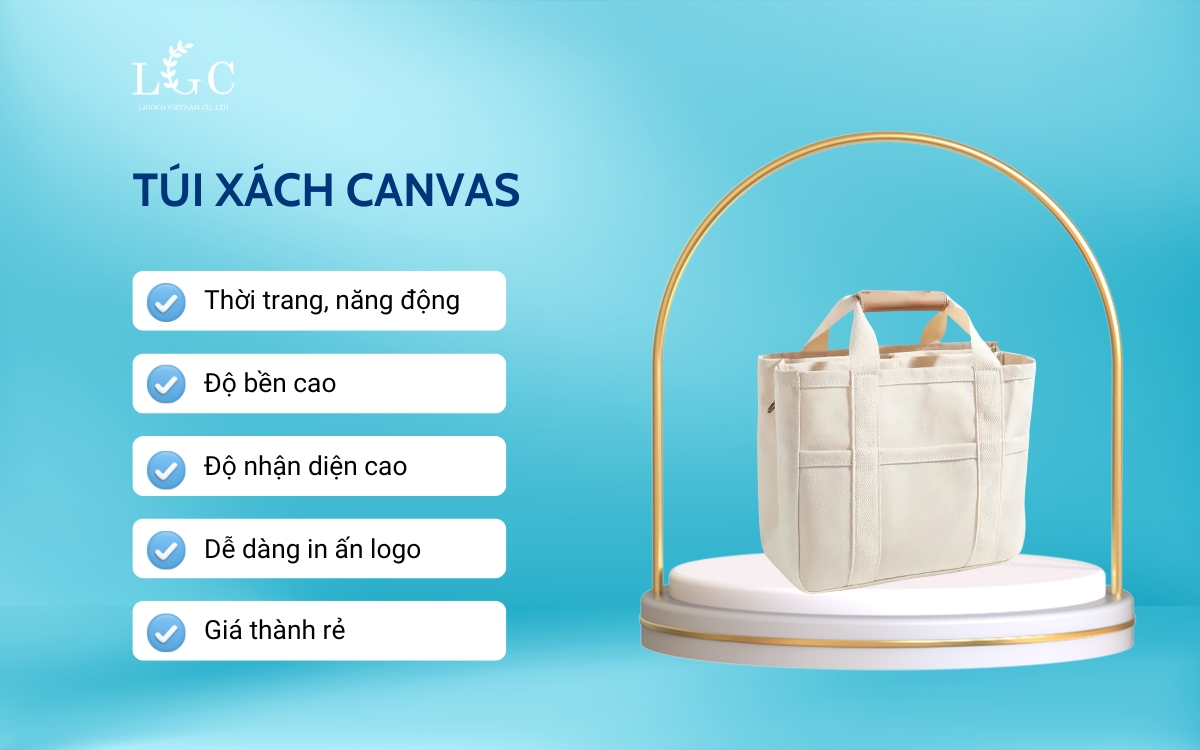 Ưu điểm của túi xách canvas