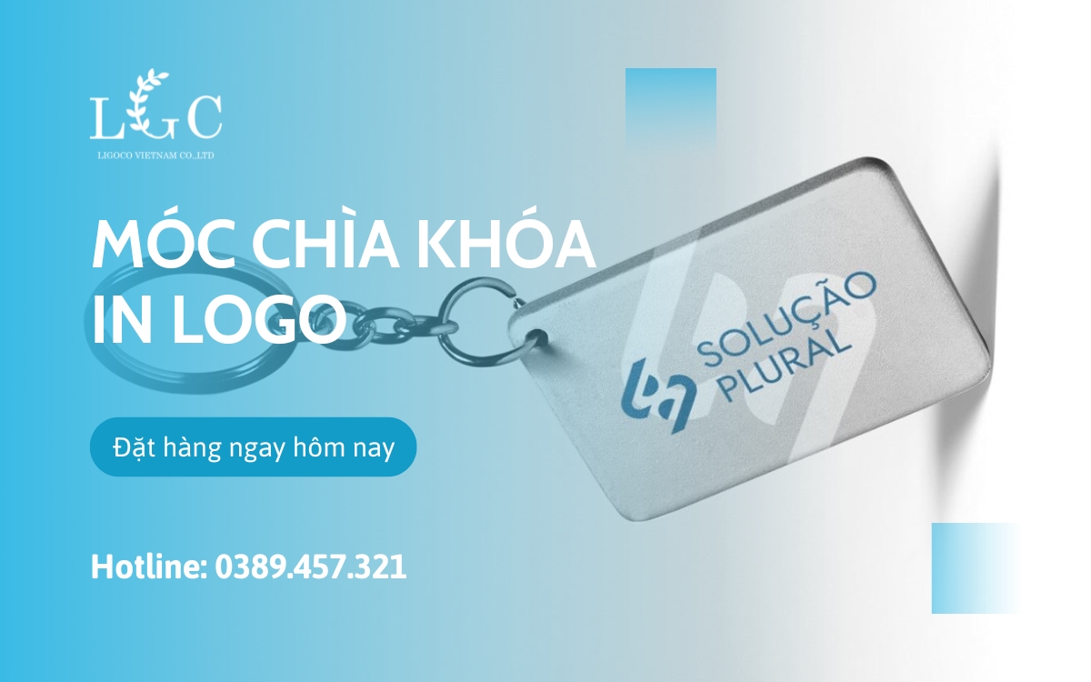 Móc chìa khóa in logo