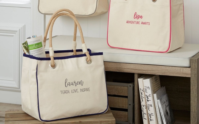 Mẫu túi canvas dạng hộp thích hợp làm quà tặng