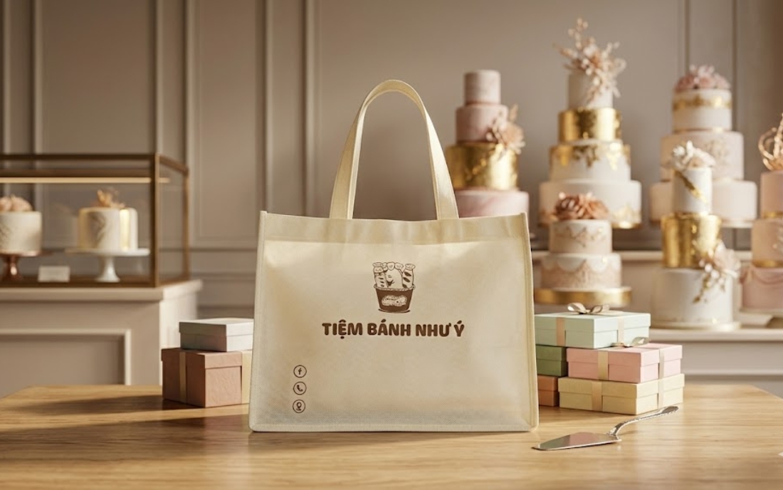 Túi vải không dệt size vuông