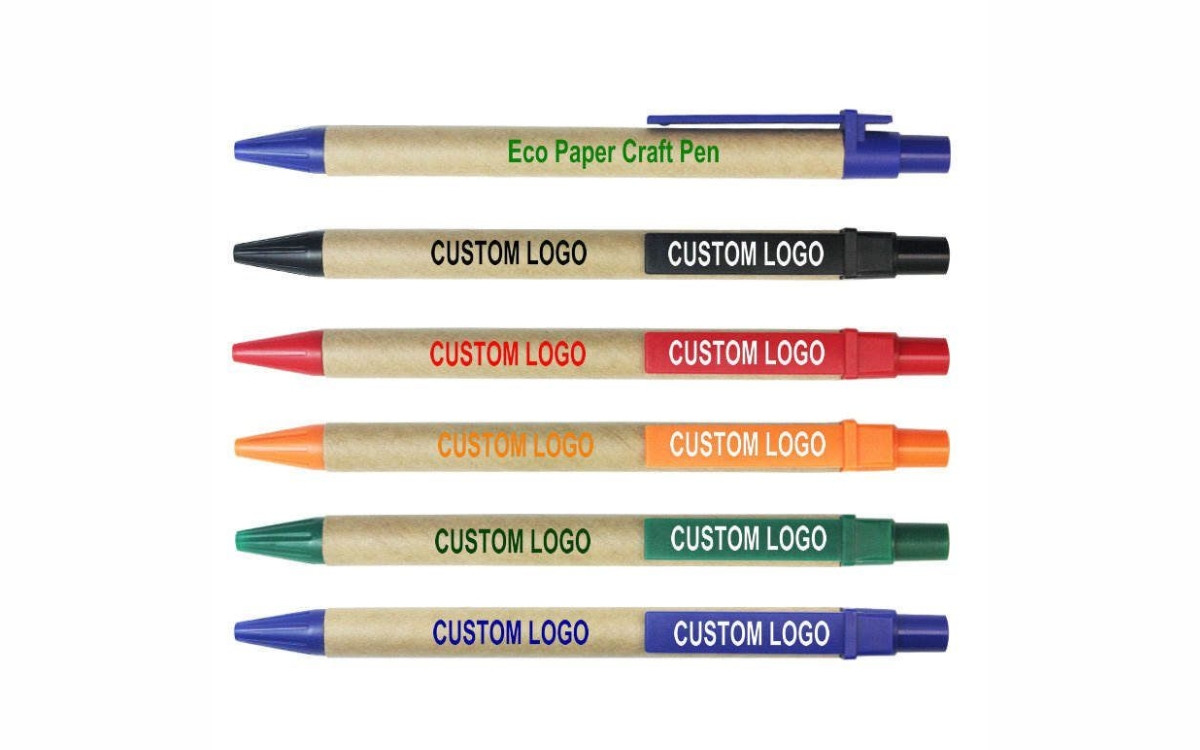 Bút bi dạng bấm in logo