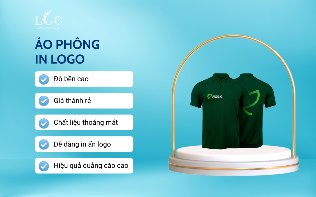 Ưu điểm của áo phông in logo