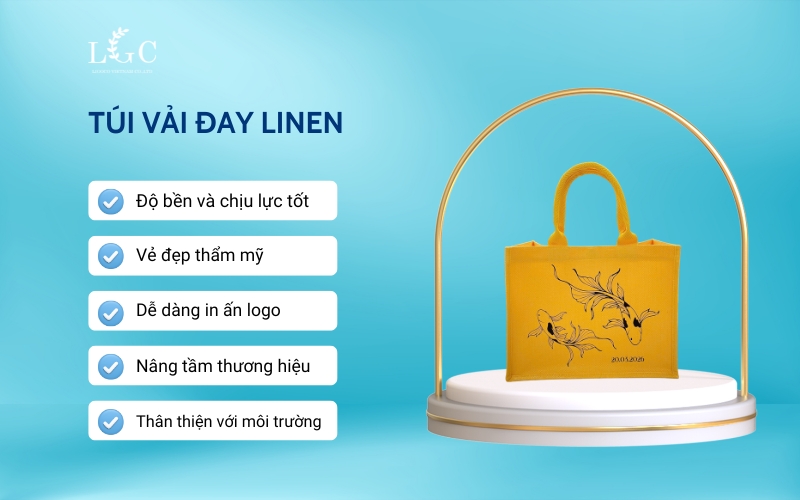 Ưu điểm của túi vải đay linen