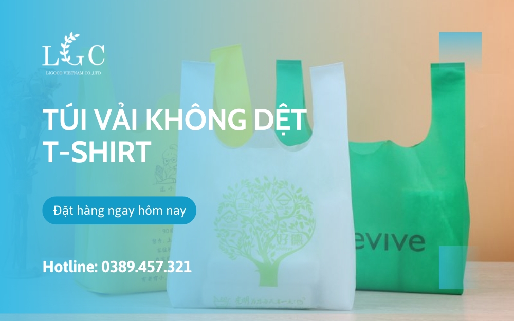 Túi vải không dệt t-shirt