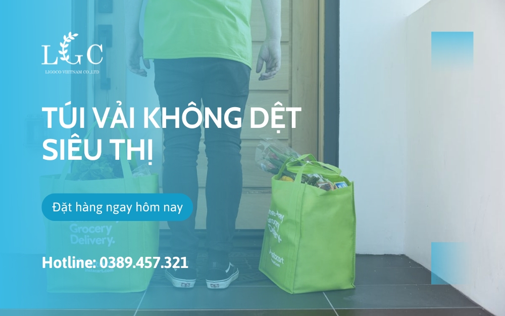 Túi vải không dệt siêu thị