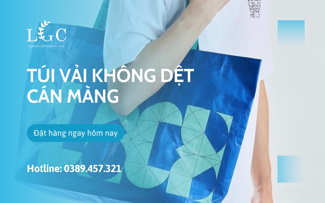 Túi vải không dệt cán màng