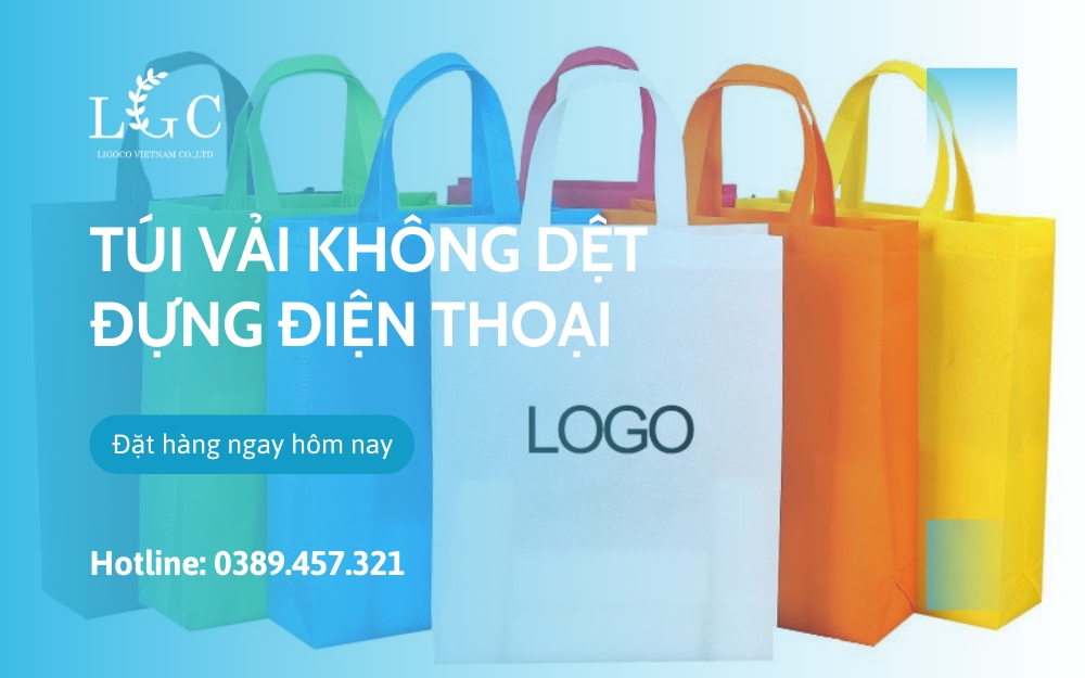 Túi vải không dệt đựng điện thoại