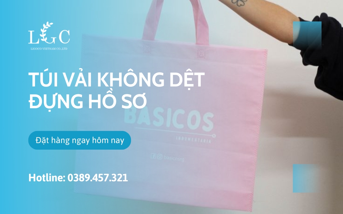 Túi vải không dệt hồ sơ
