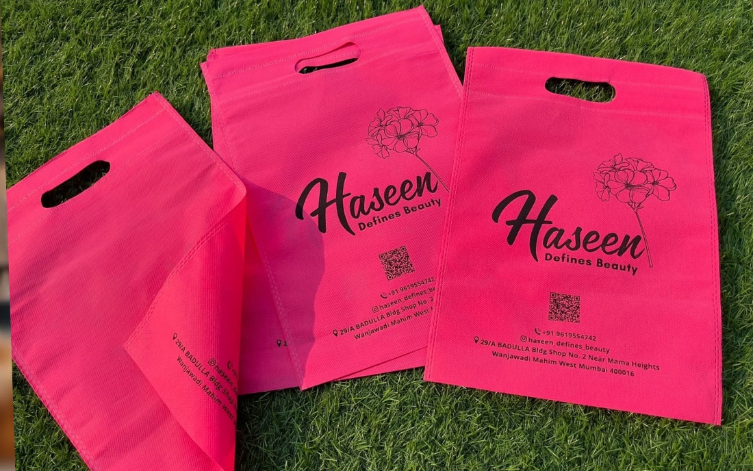 Mẫu túi vải không dệt màu sắc độc đáo