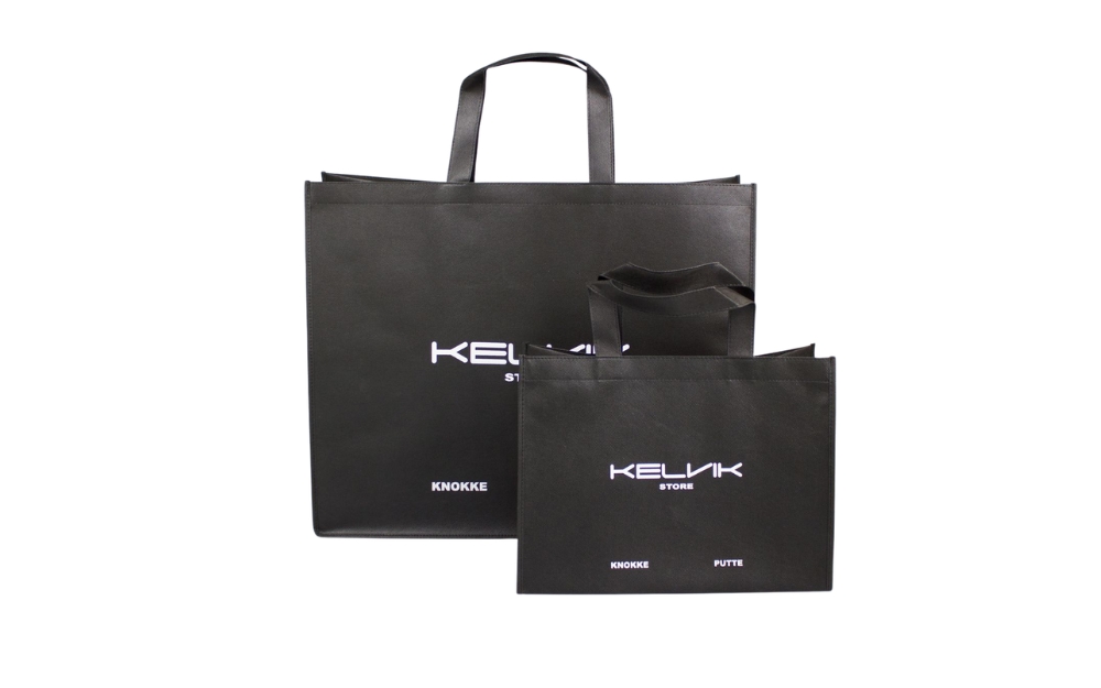 Túi vải không dệt hình hộp in logo