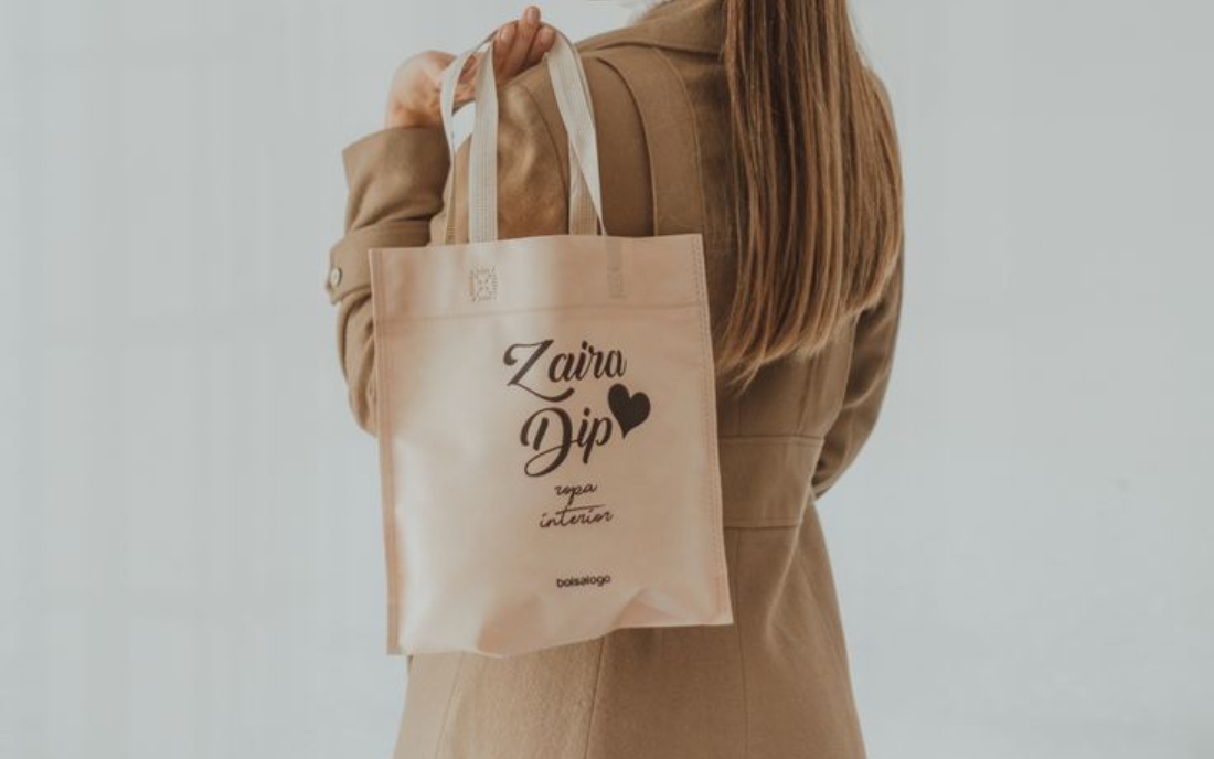 Túi vải không dệt màu be