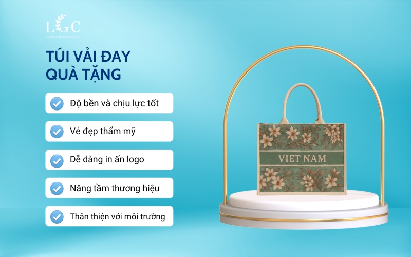 Ưu điểm của túi vải đay quà tặng