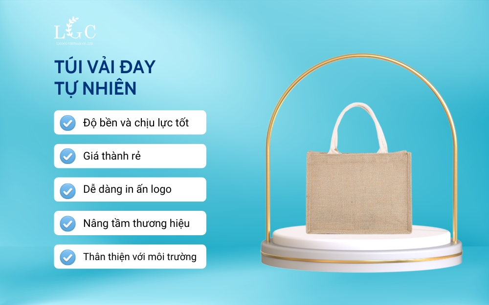 Ưu điểm của túi vải đay tự nhiên