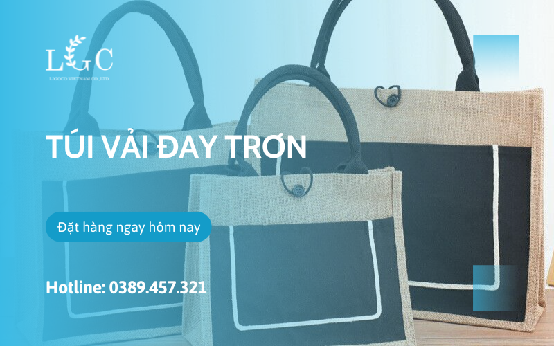 Túi vải đay trơn