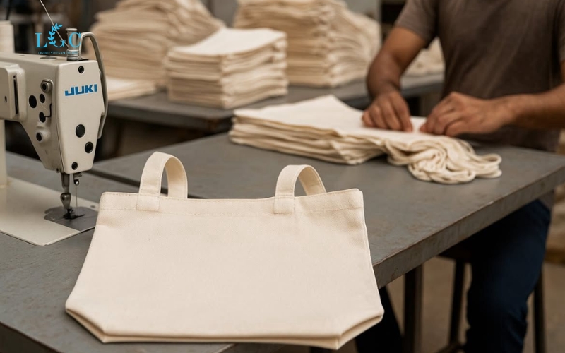 Túi tote vải canvas trơn