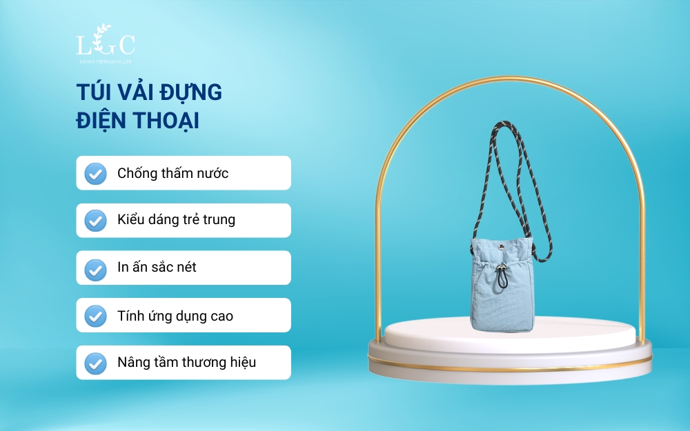 Ưu điểm của túi vải đựng điện thoại