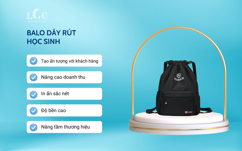 Ưu điểm của balo dây rút học sinh