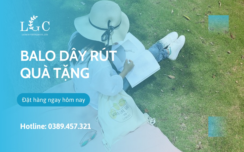 Balo dây rút quà tặng