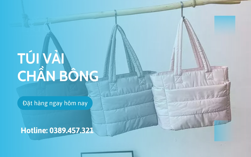 Túi vải chần bông